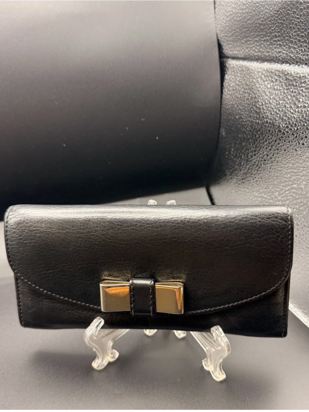 Authentic vintage Chloé black Women's Wallet / COA